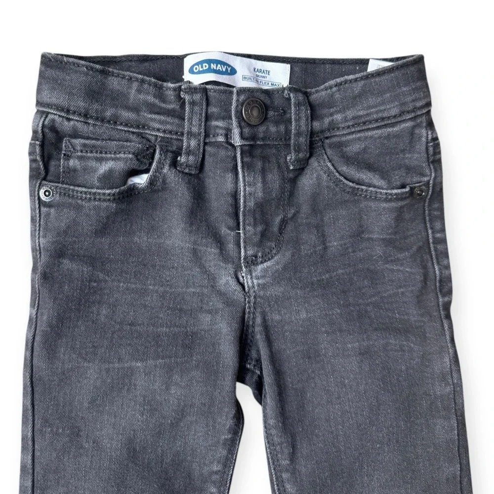 Old Navy Kids Black Karate Skinny Jeans Size 4T Bundle of 2